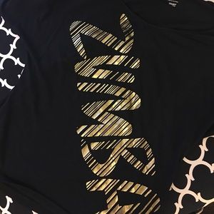 Off the shoulder Zumba top